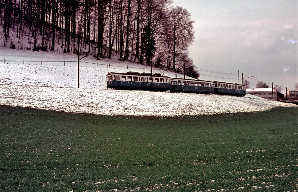 VBW in seiner Zeit der deutschen Pforzheim-Anhänger ... April 1977. Digitalisiert von einer Kodak-Folie.