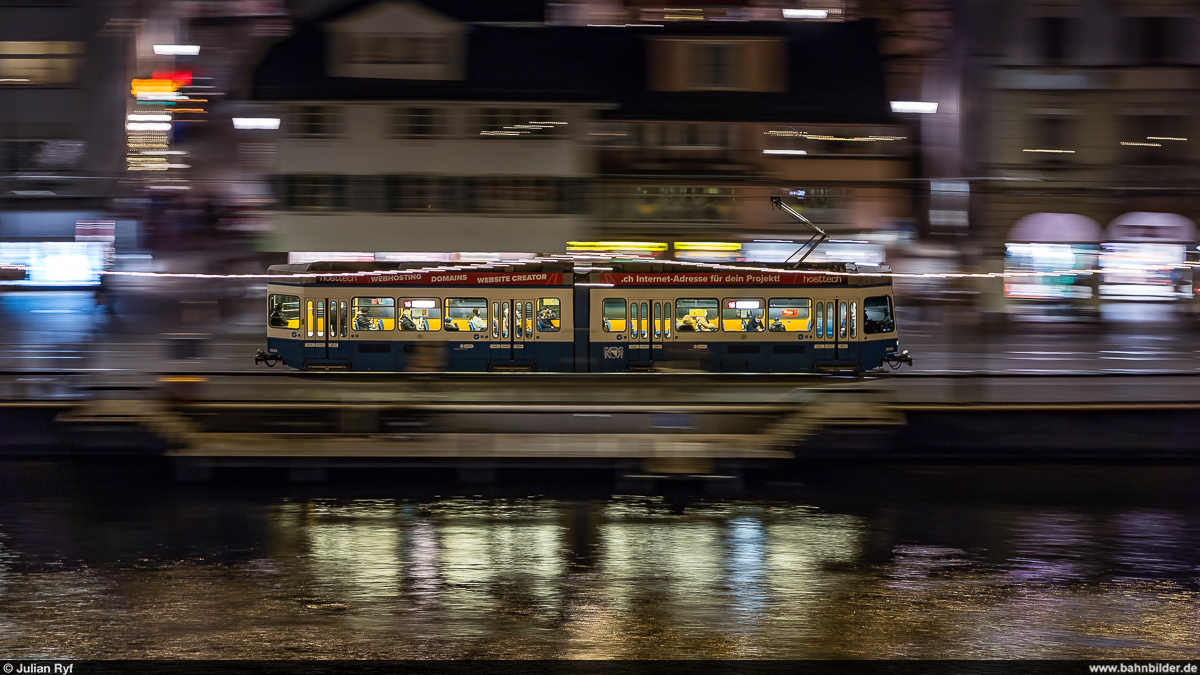 VBZ Be 4/6 2079 / Zürich Limmatquai, 18. Dezember 2021<br>
15 Bucheggplatz - Bahnhof Stadelhofen