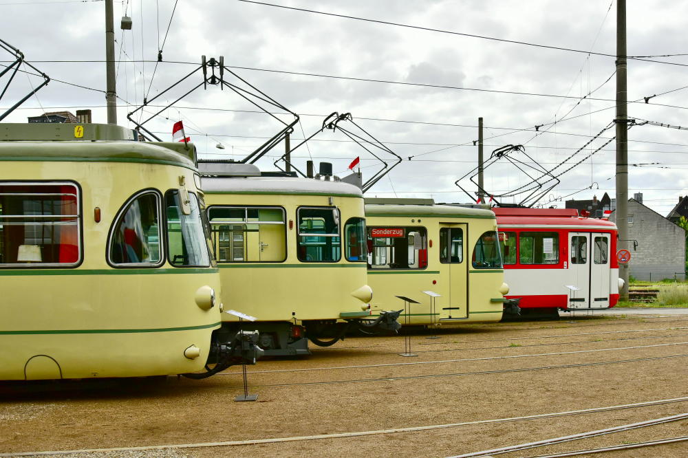 Veranstaltung  140 Jahre KVB  im Straßenbahnmuseum Thielenbruch am 30.06.2017.