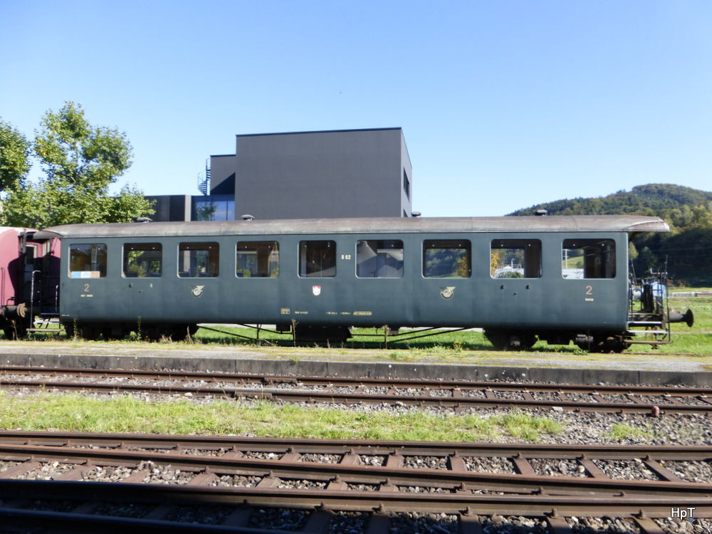 Verein Seetaler - Abgestellter Personenwagen B 62 in Ramsen am 09.10.2014