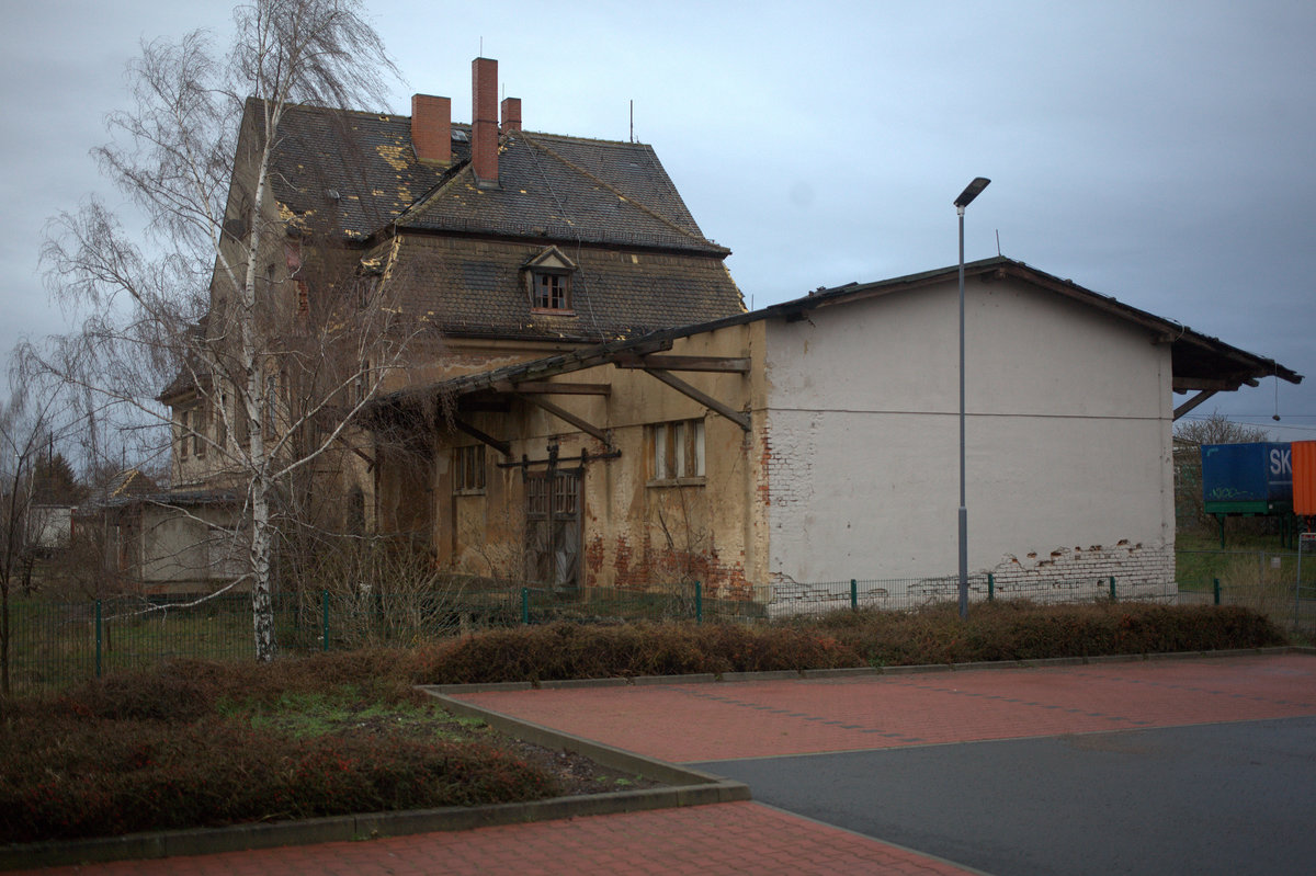 Verfallendes EG Belgern. Strecke  178c Torgau-Belgern. 16.03.2019 18:20 Uhr.