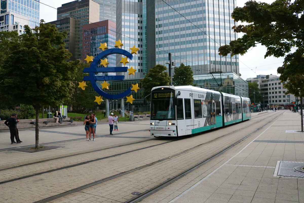 VGF Bombardier Flexcity Classic S-Wagen 259 am 11.09.21 in Frankfurt am Main