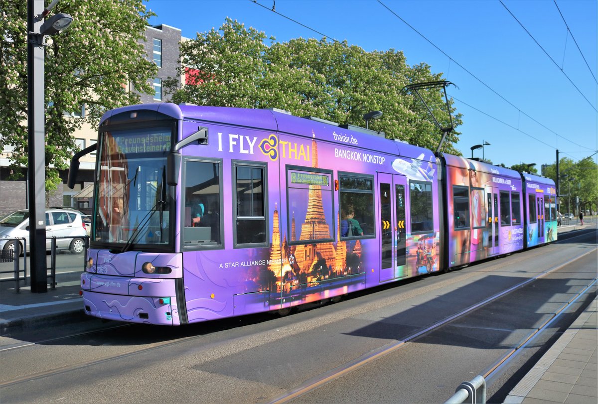 VGF Bombardier Flexity Classic S-Wagen 235 am 06.05.18 in Frankfurt Friedberger Warte 