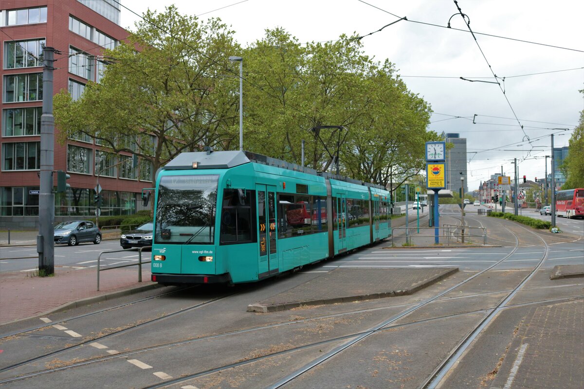 VGF Düwag R Wagen 008 am 22.05.21 in Frankfurt am Main