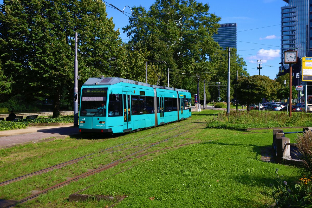 VGF Düwag R Wagen 023 am 02.09.23 an der Messe Frankfurt am Main