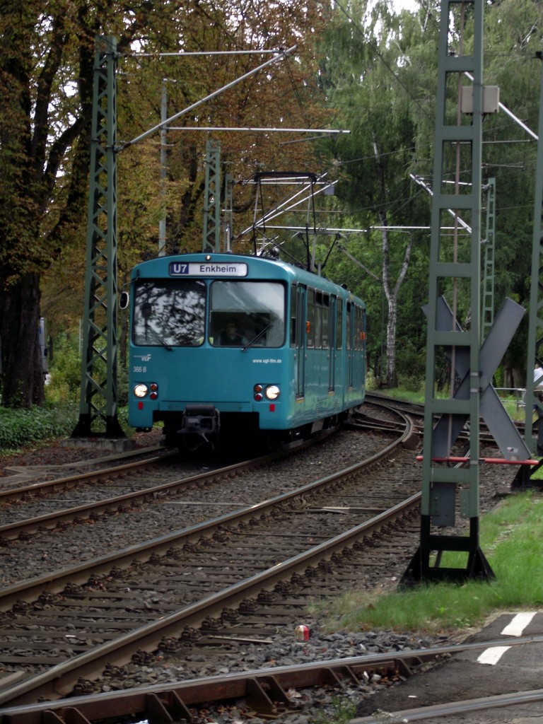 VGF U2-Wagen 366 am 13.09.13 in Frankfurt am Main 