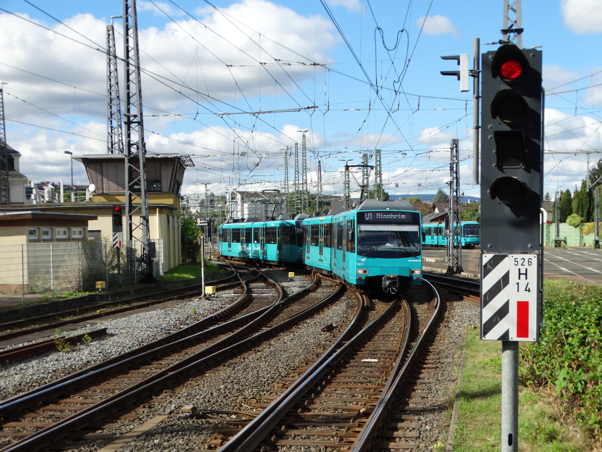 VGF U4 Wagen 534 am 05.10.16 in Frankfurt Heddernheim