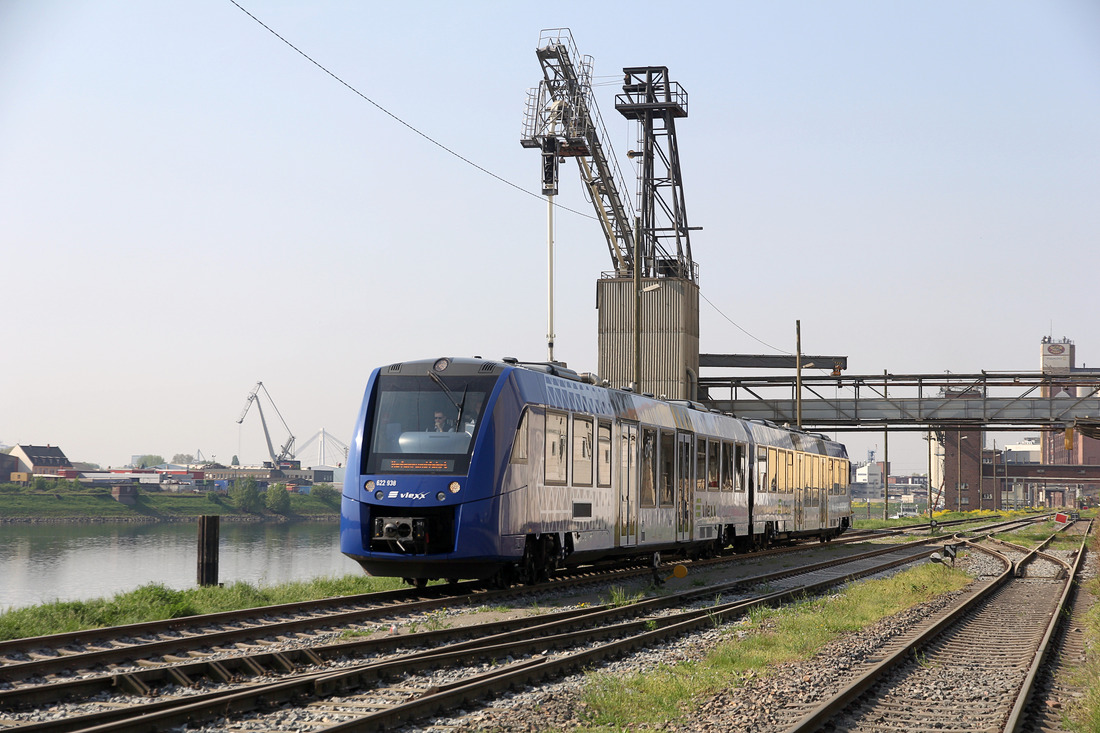 Vlexx 622 938 // Mannheim Industriehafen // 21. April 2018 Hafenrundfahrt der Historische Eisenbahn Mannheim e.V.