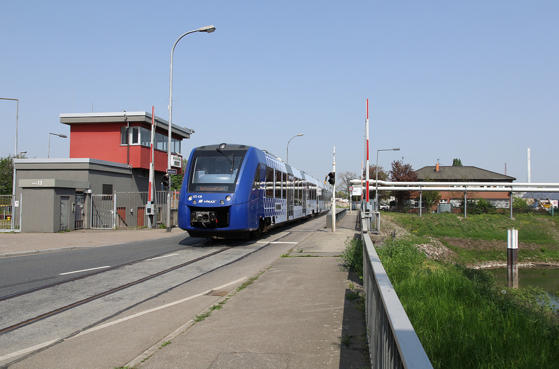 Vlexx 622 938 // Mannheim-Friesenheimer Insel // 21. April 2018 Hafenrundfahrt der Historische Eisenbahn Mannheim e.V.
