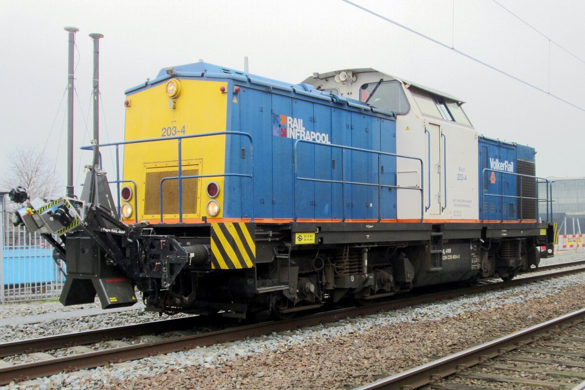 Volker Rail 203-4 steht am 14 Februar 2014 in Tilburg.