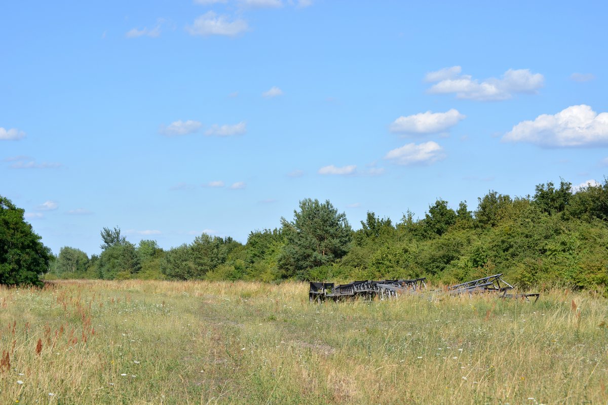 Vom ehemaligen Güterbahnhof zwischen Schora und Güterglück ist nichts mehr übrig. 
Die Masten wurden bereits gefällt. Einzig auf den Hauptgleisen sind noch die Schwellen vorhanden. 1992 wurde die Strecke ab Nedlitz bis Güterglück 2 Gleisig ausgebaut und 1 Jahr später elektrifiziert. Nur knapp 10 Jahre später wurde die Strecke 2004 stillgelegt und wird teilweise zurück gebaut.

Schora/Güterglück 20.07.2016