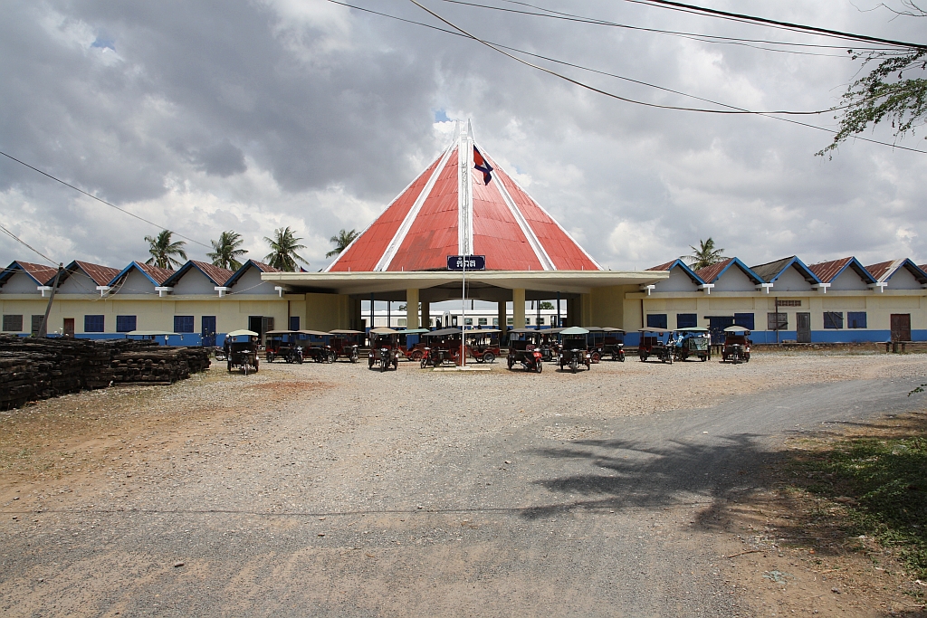 Vorplatzansicht der Kampot Station am 18.März 2017.
