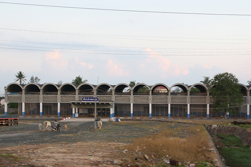 Vorplatzansicht der Sihanoukville Station am 19.März 2017.