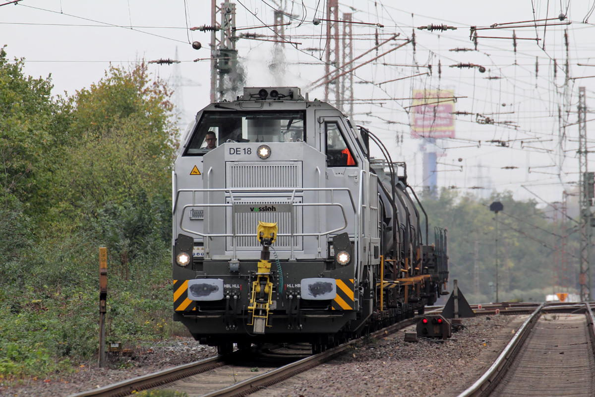 Vossloh DE18 (4185 013-4) in Gelsenkirchen-Bismarck 23.10.2018