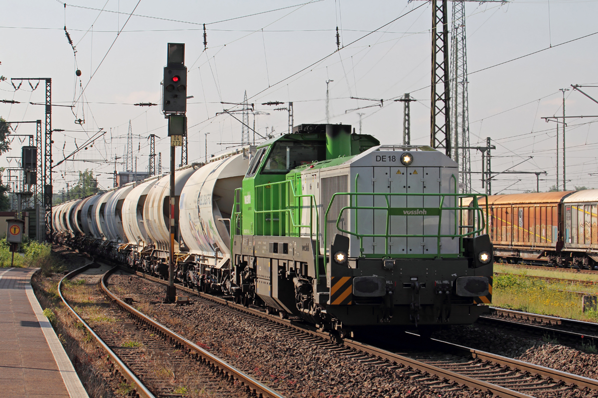 Vossloh DE18 (4185 015-9) in Duisburg-Bissingheim 16.5.2018 