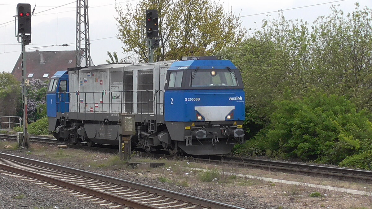 Vossloh  G2000BB am 28.04.2017 Moers Bahnhof