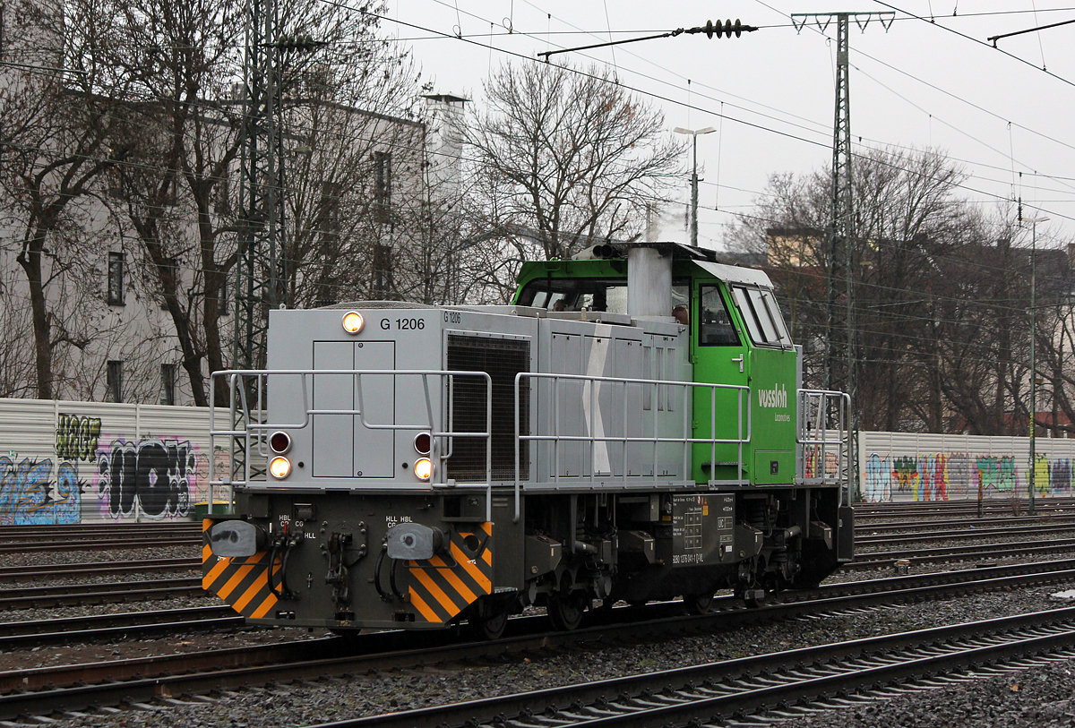 Vossloh´s 276 041-1 Lz in Köln West am 14.02.2014