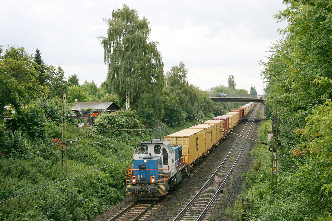 VPS 1502 mit DGS 89318 Beddingen - Bremerhaven Kaiserhafen // Hannover; Güterumgehungsbahn // 23. Juli 2009