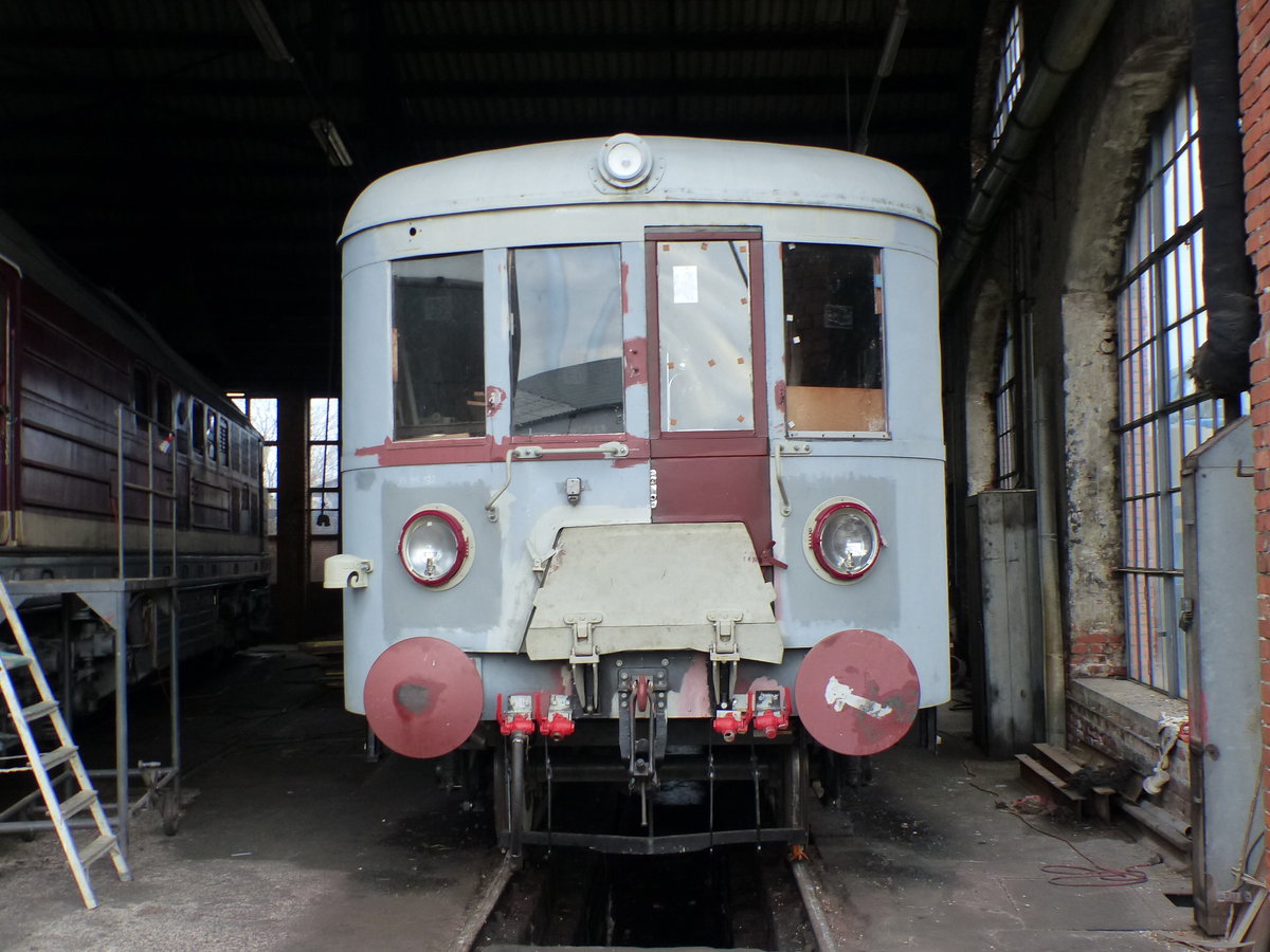 VS 145 137 am 03.02.2018 im Eisenbahnmuseum Arnstadt.