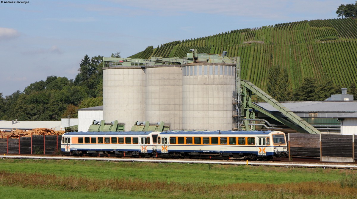 VS204 und VT 125 als SWE71717 (Ottenhöfen-Achern) bei Oberachern 26.9.14