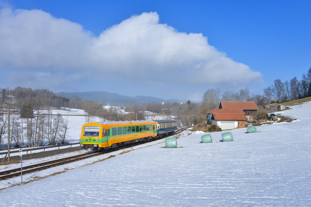 VT 08 + VT 07 am 19.02.2017 bei Gotteszell.