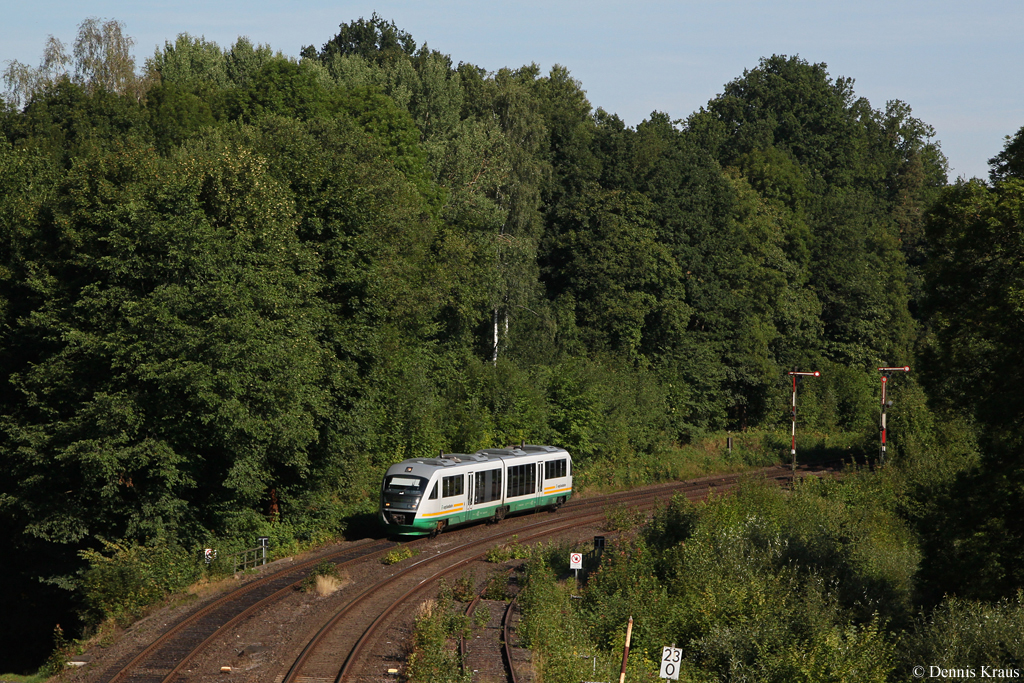 VT 11 als VBG 81113 am 16.08.2013 in Reuth.