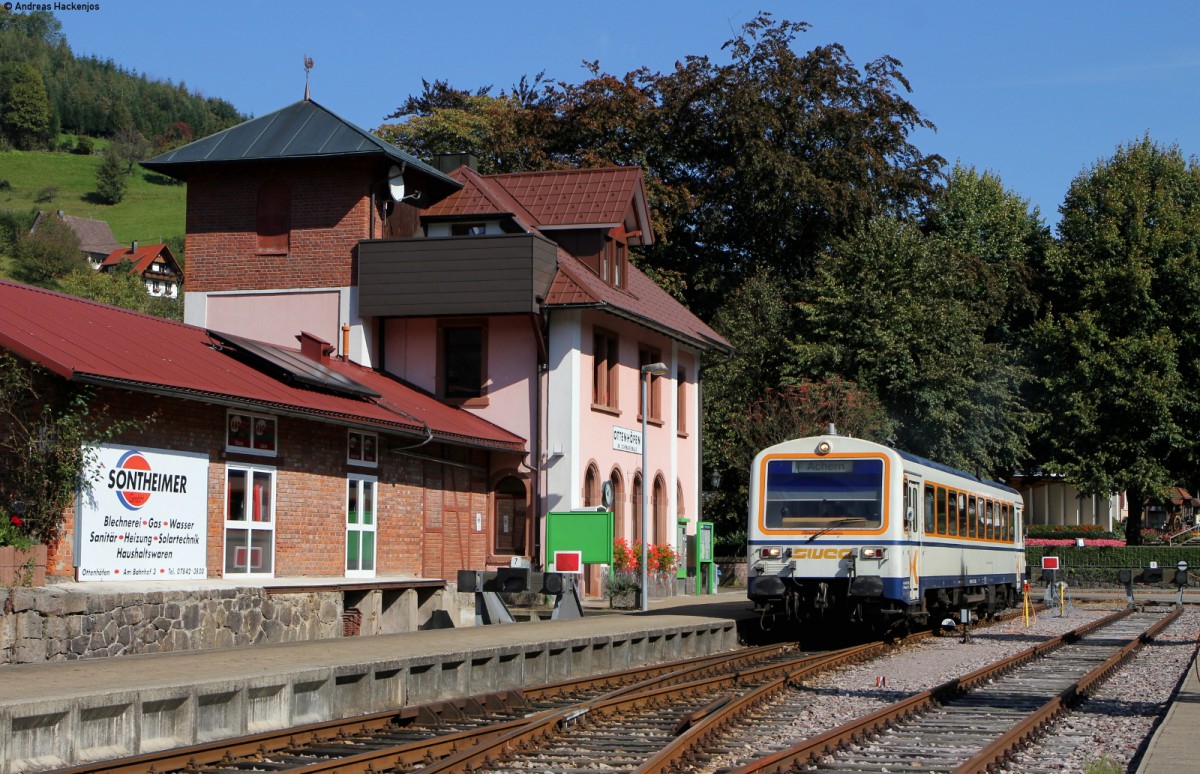 VT 125 als SWE71721 (Ottenhöfen-Achern) in Ottenhöfen 26.9.14