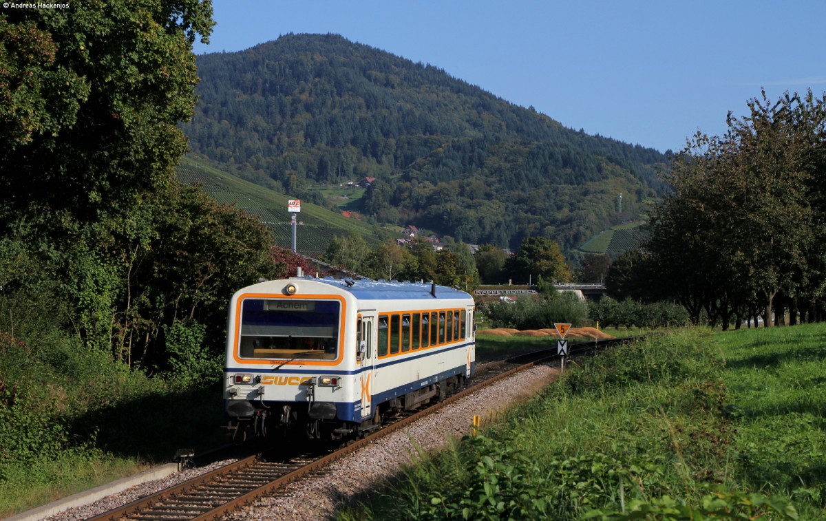 VT 125 als SWE71735 (Ottenhöfen-Achern) bei Kappelrodeck 26.9.14