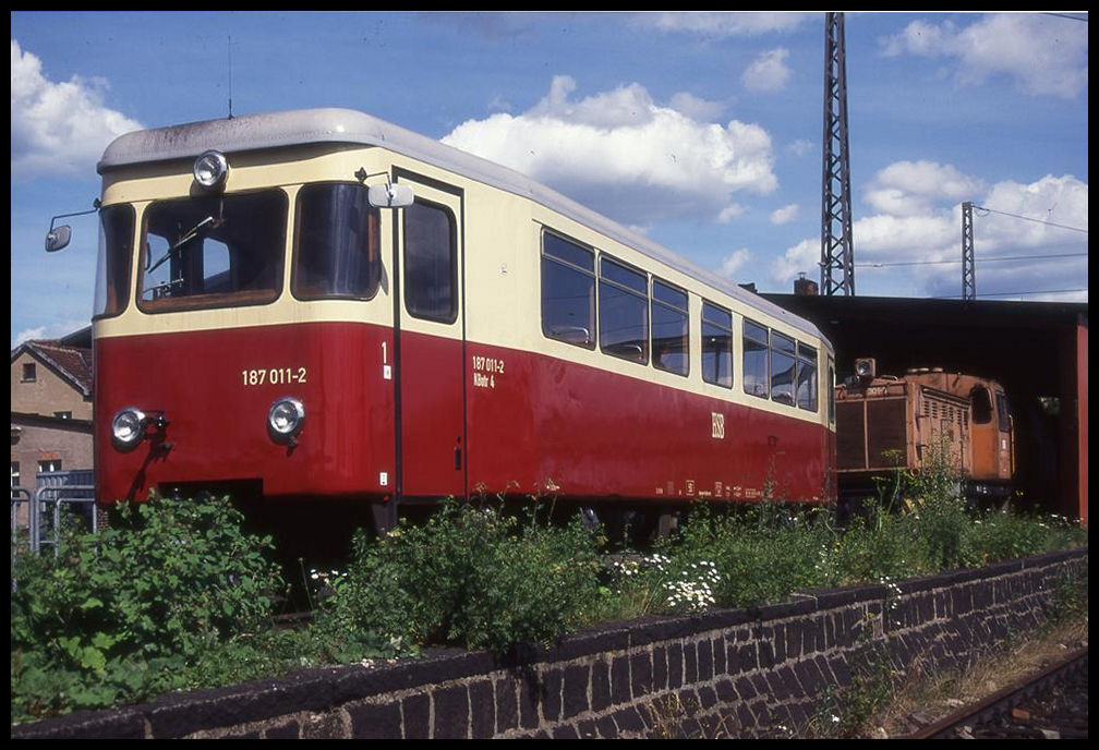 VT 187011 am 20.7.1996 im BW Nordhausen der HSB.