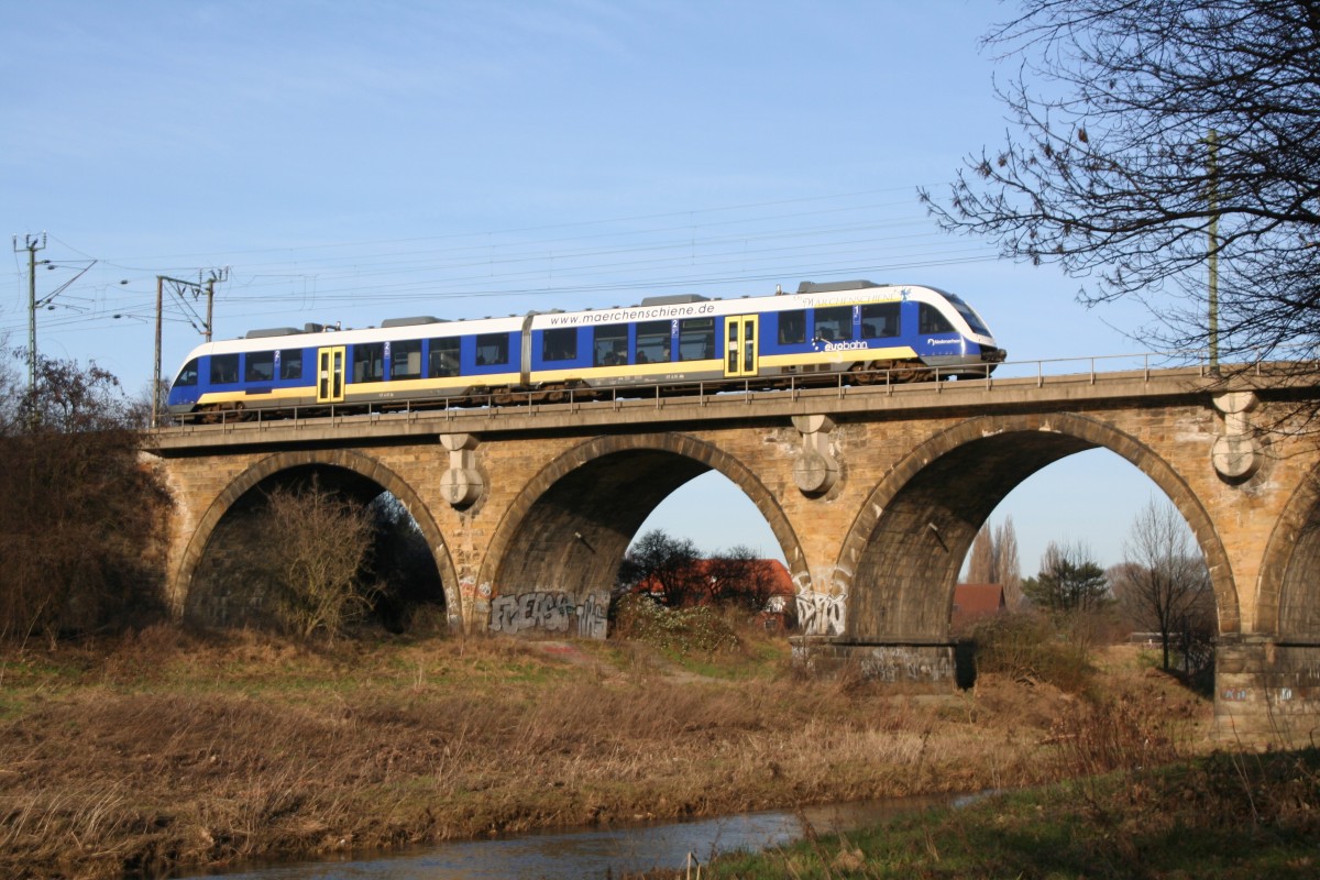 VT 4.10 Mächenschine Hildesheim Innerstebrücke 13.01.2008