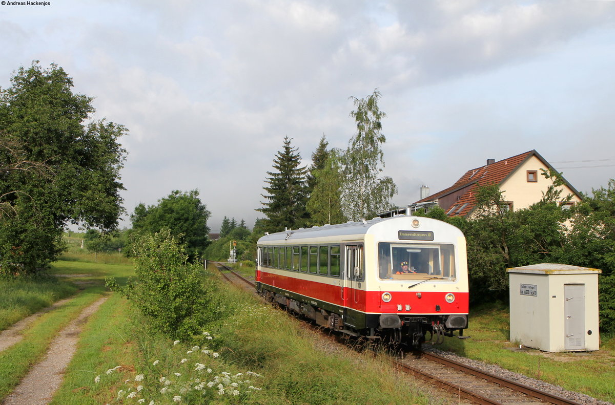 VT 413  als HzL88042 (Geisingen Leipferdingen-Immendingen) bei Aulfingen 27.6.16