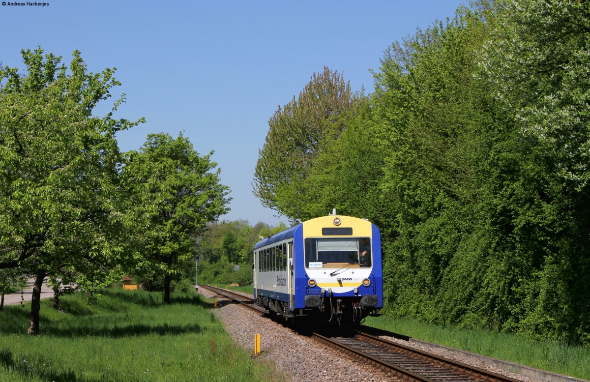 VT 413 als SWE71714 (Achern-Ottenhöfen) bei Kappelrodeck 21.4.15