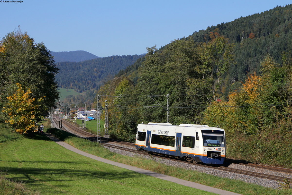 VT 530 als SWE87395 (Hausach-Hornberg) bei Gutach 15.10.17