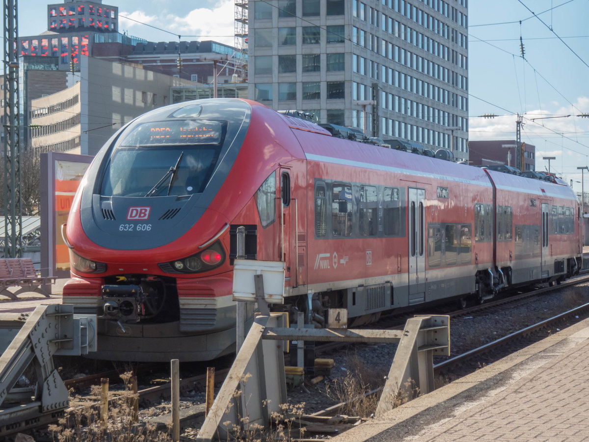 VT 632 606 mit RB 53 nach Iserlohn, 05.03.2021.