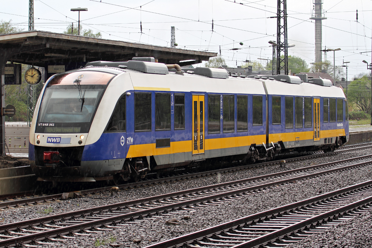VT 648 361 als RB 43 nach Dortmund Hbf. in Herne 8.4.2014