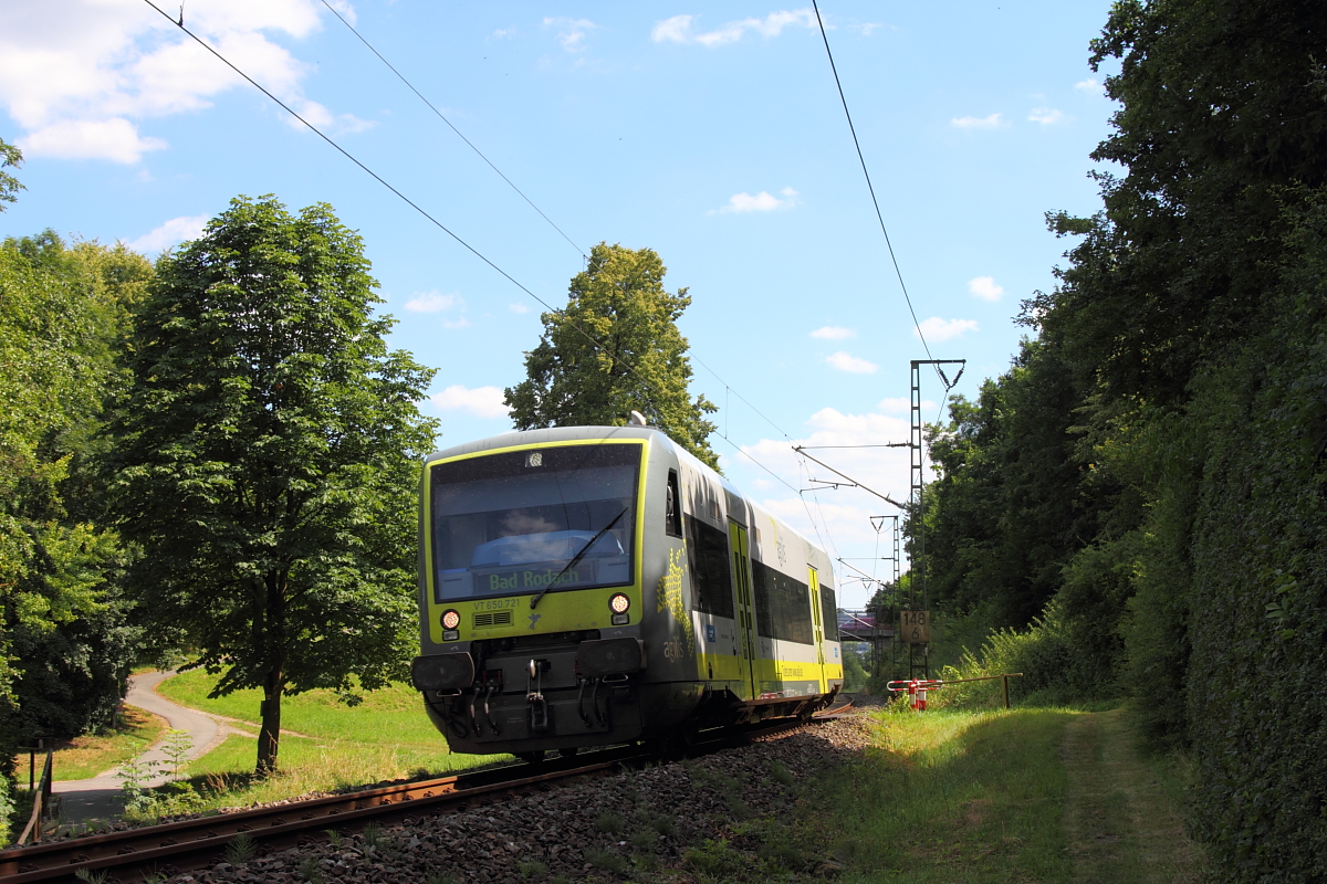 VT 650.721 Agilis in Schney am 19.07.2016