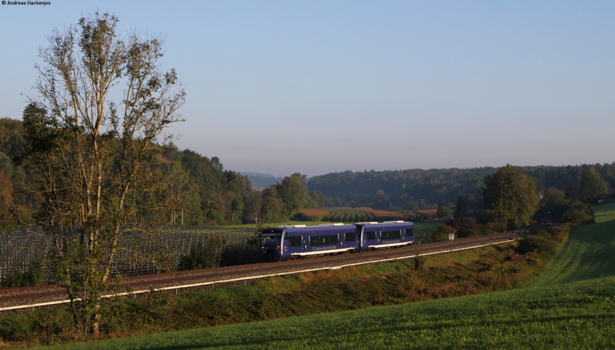 VT 67 und VT 69 als BOB87563 (Aulendorf-Friedrichshafen Hafen) bei Lohner 27.9.14