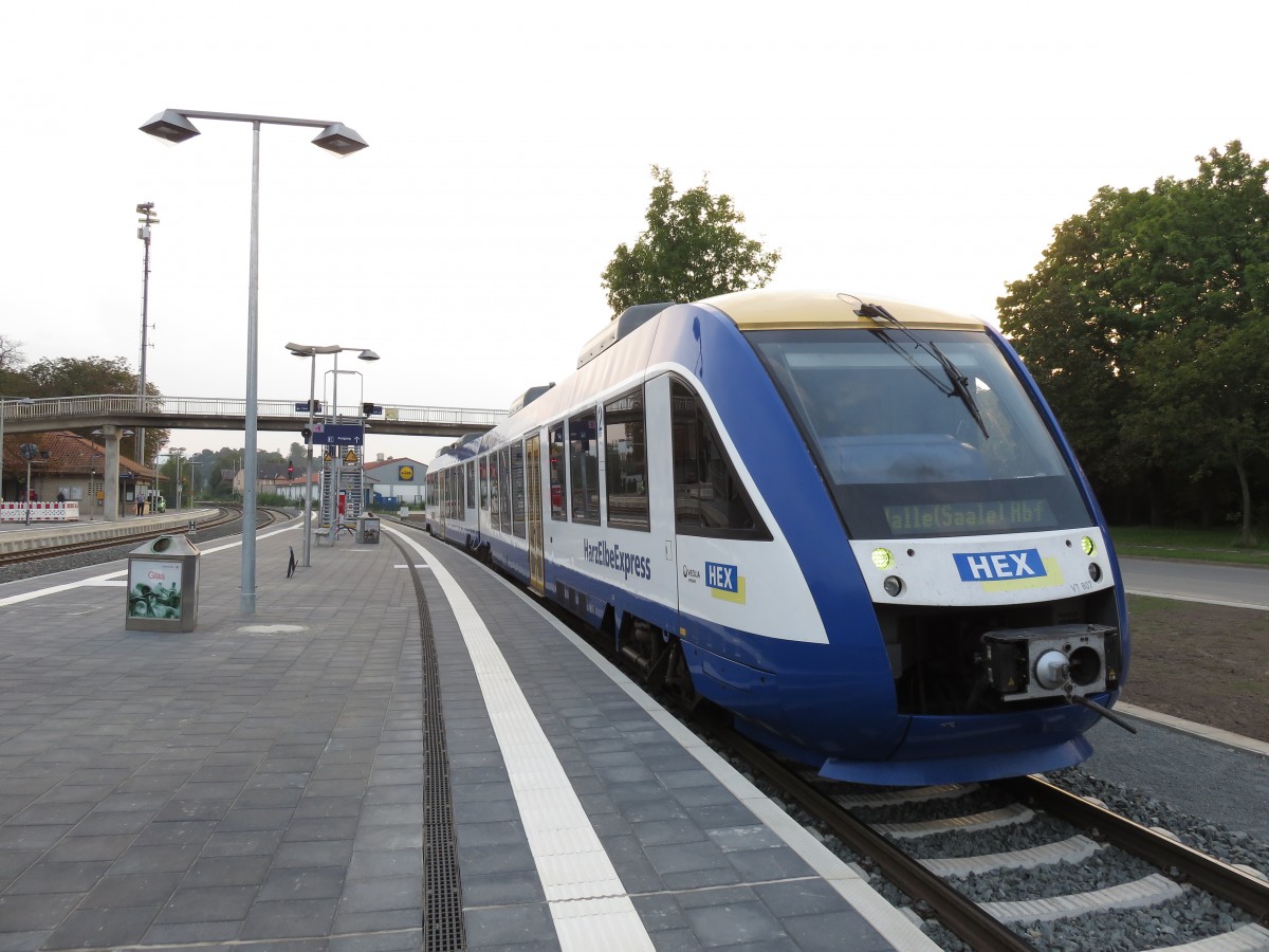 VT 807 HEX am 05.09.2014 in Vienenburg nach Halle Saale HBF