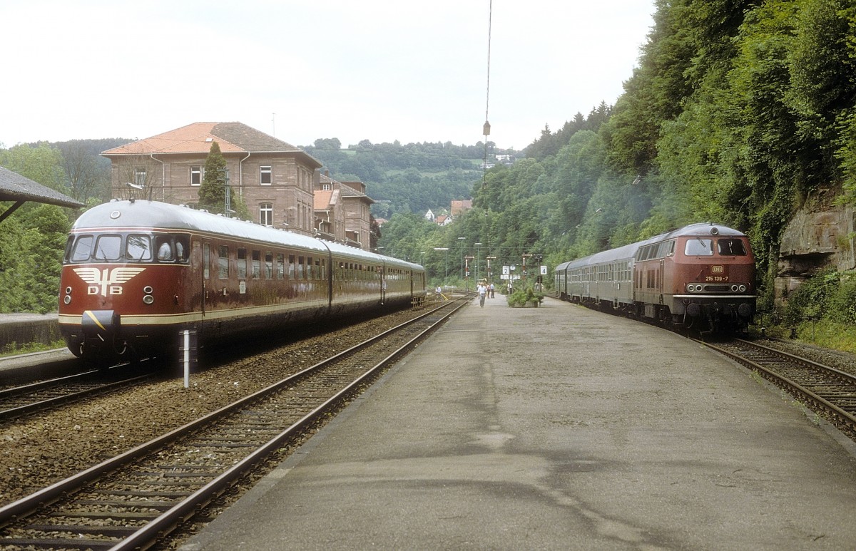  VT08 520 + 215 139  Calw  28.06.87