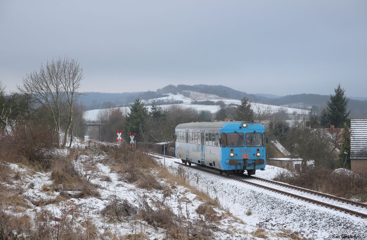 VT408 am 29.12.14. bei Vatterode.
