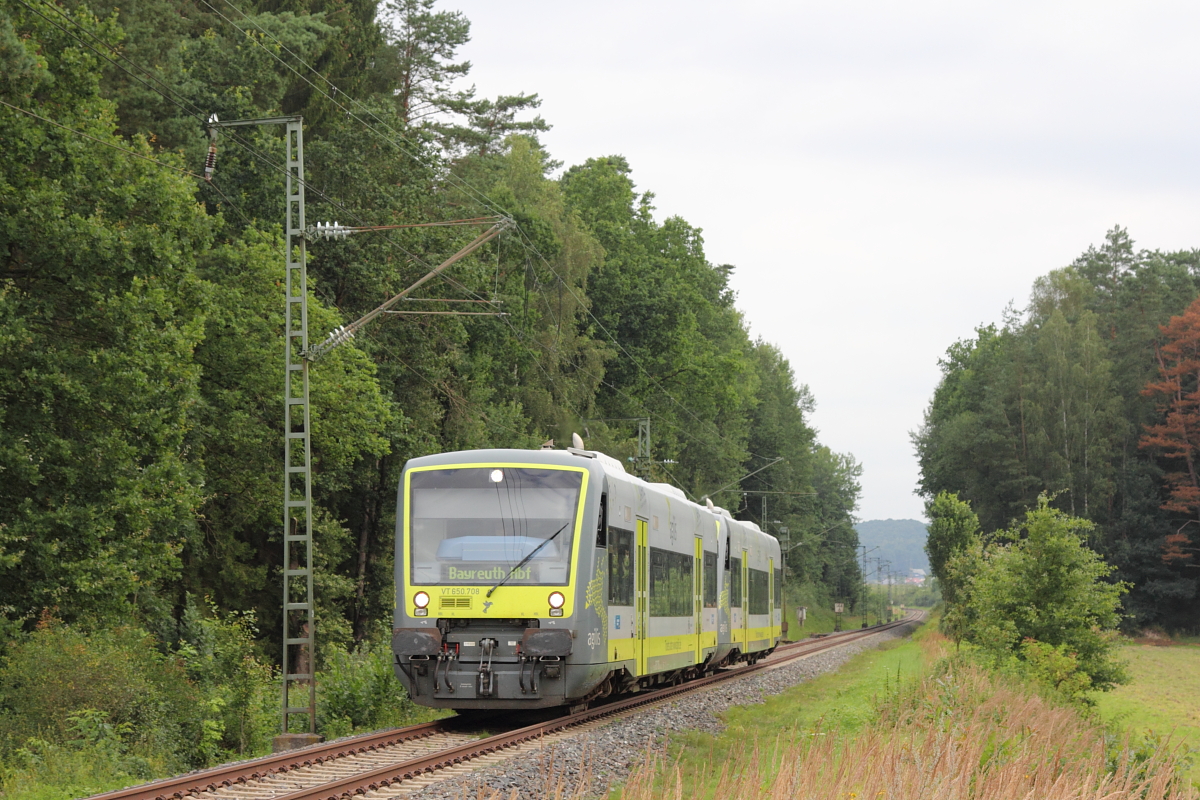 VT650.708 Agilis bei Seehof am 10.08.2106.