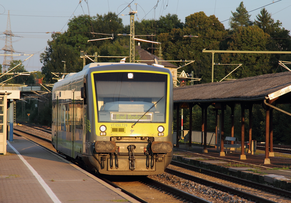 VT650.729 Agilis in Hochstadt/ Marktzeuln am 29.08.2017.