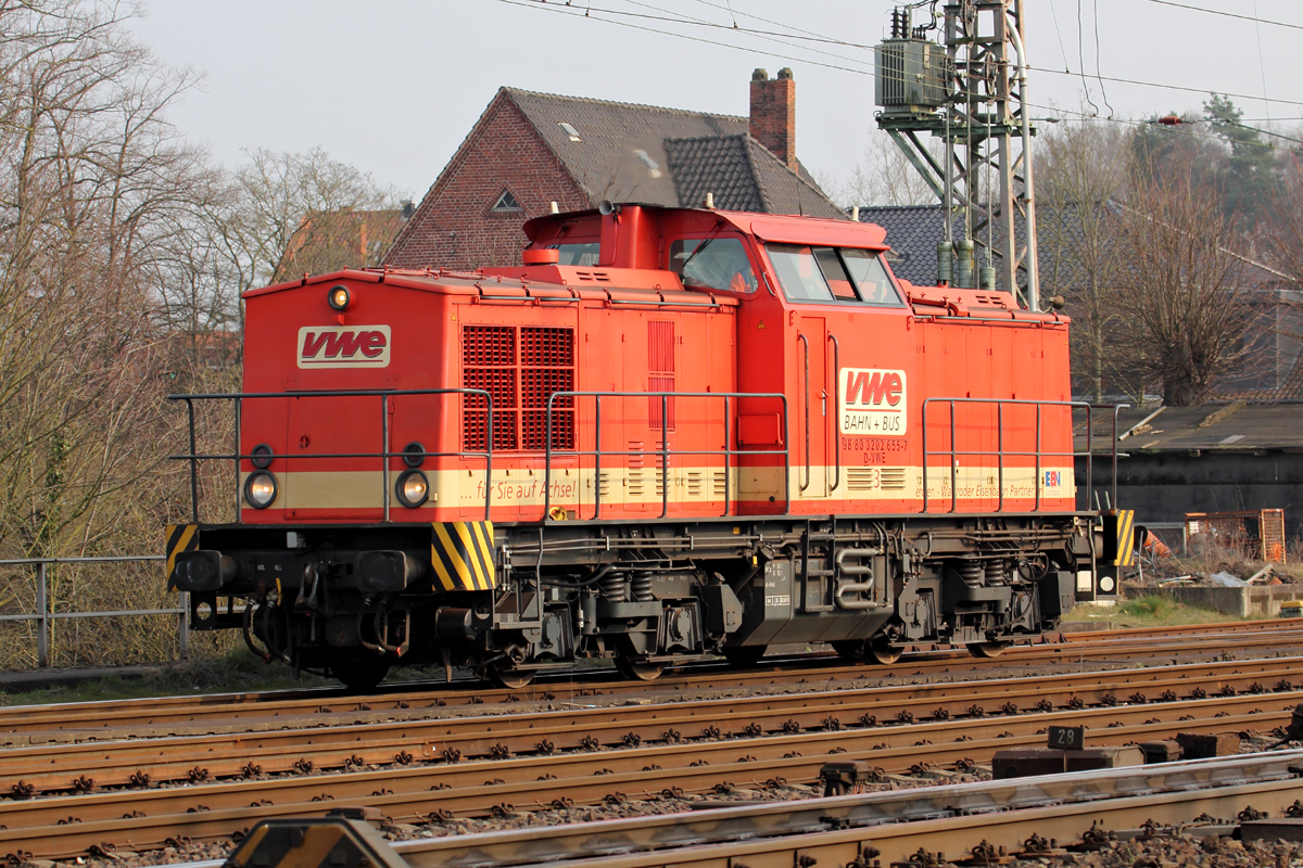 VWE 202 655-7 in Verden(Aller) 24.3.2015