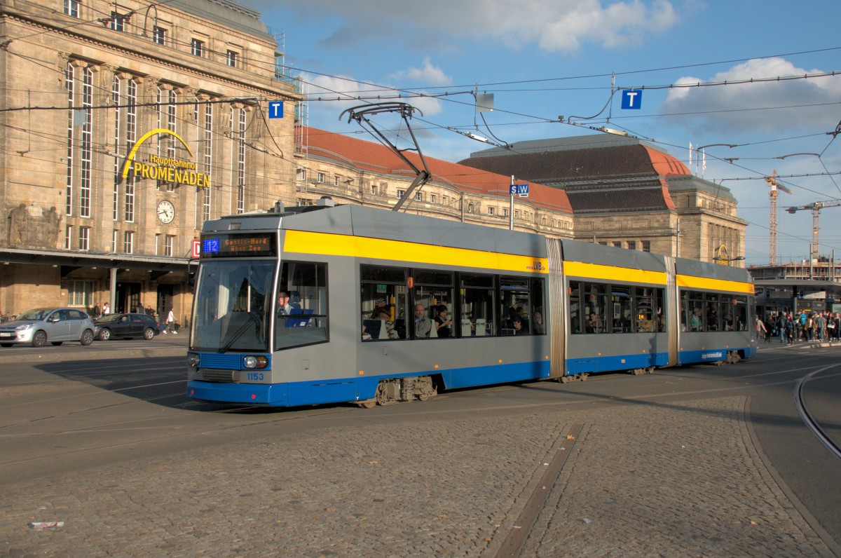 Wagen 1153 am 14.10.14 am Leipziger Hauptbahnhof