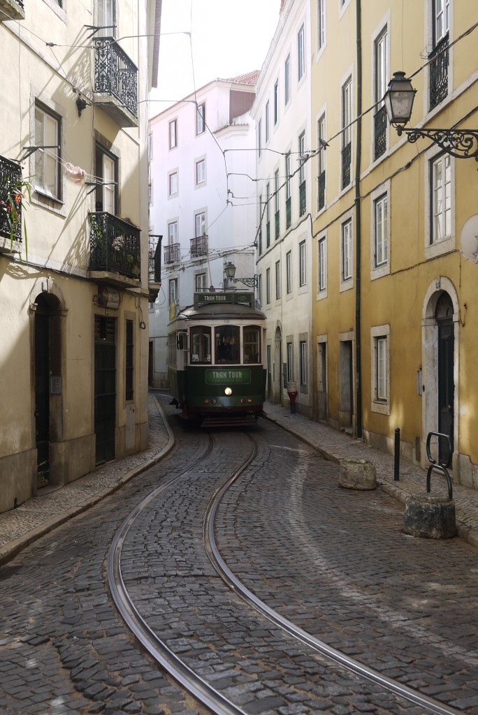 Wagen der Tram Tour in der Altstadt (17.4.15).