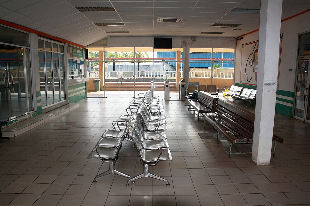 Wartesaal der Stesen Beaufort am 10.Februar 2025.