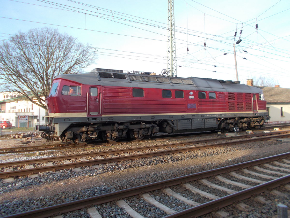 Was für ein Service als,am 26.Januar 2017,in Bergen/Rügen,die EBS 132 334 fast vor meiner Haustür stand.