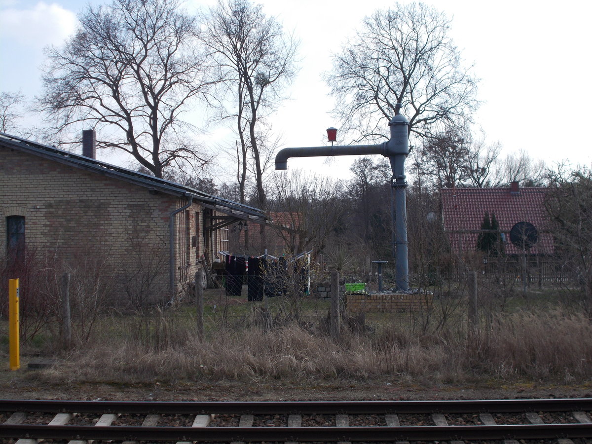 Wasserkran in Müncheberg am 19.März 2016.