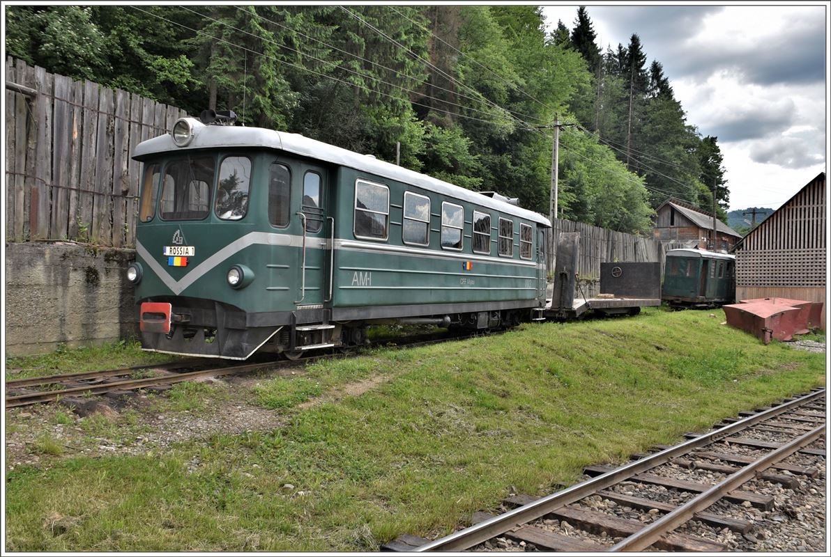 Wassertalbahn Viseu de Sus. Triebwagen Rossia AM-1. (11.06.2017)