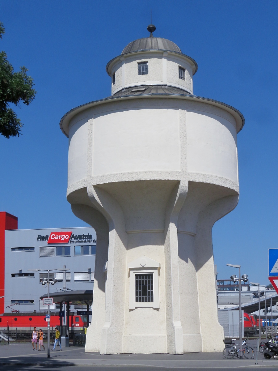 Wasserturm am Hauptbahnhof Graz, 30.6.19 

